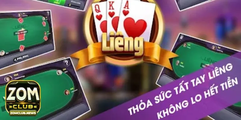 Sức hút của game bài Liêng online tại Zomclub